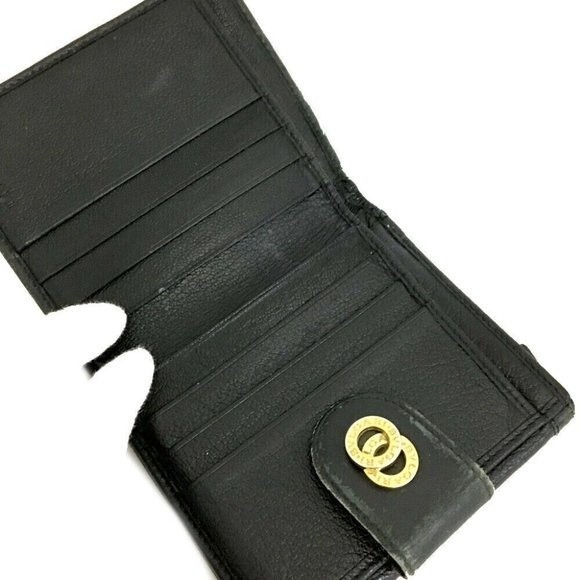 Bvlgari Black Leather Wallet Unisex - Picture 4 of 8